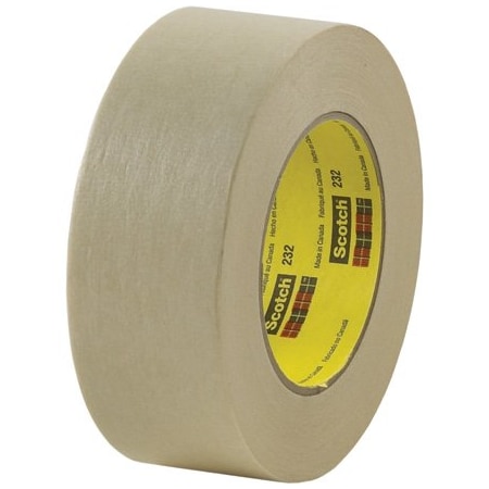 3M 1'' x 60 yds. 3M 232 Masking Tape, 12PK T93523212PK